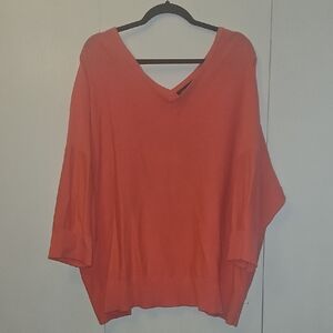 Lane Bryant Coral Knit Top
